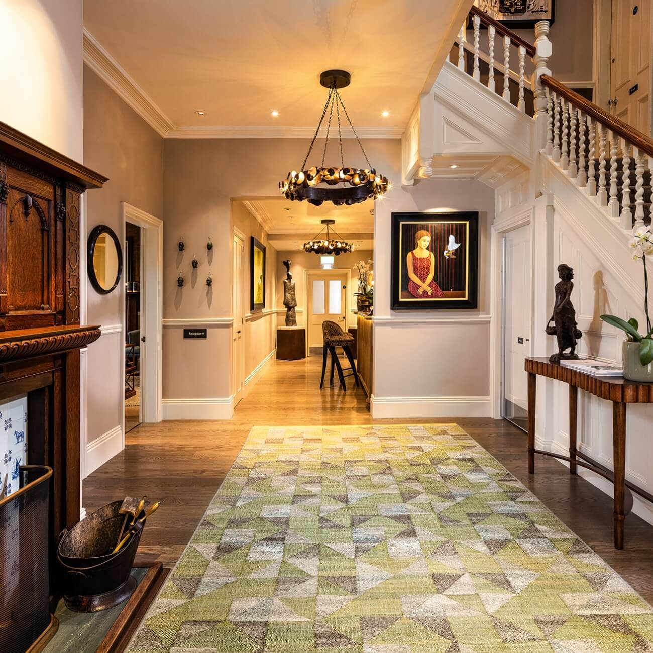 The warm and inviting atmosphere of Linthwaite House